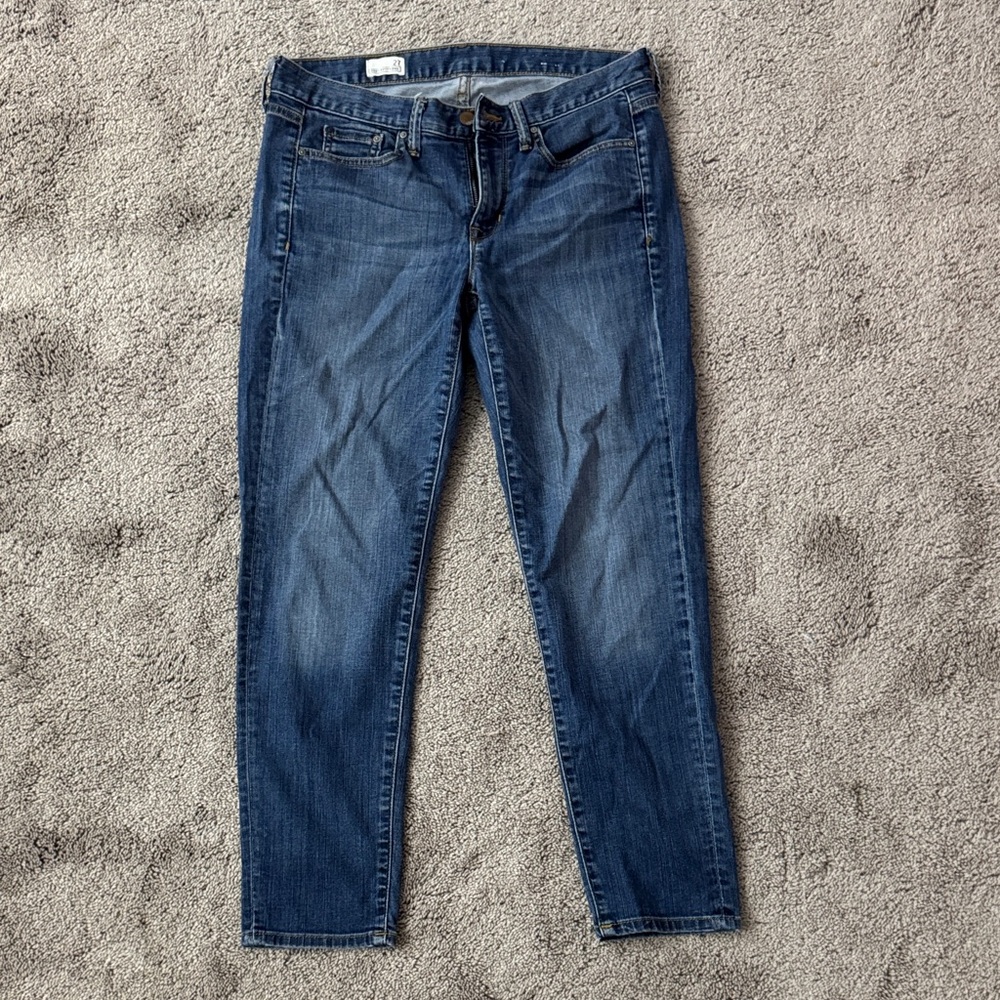 GAP Women's Boyfriend Jeans in Deep Blue